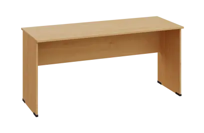 EPL 16 - 16 stůl kancelářský, dřevěná podnož, deska 18 mm, široký 1600 mm, javor horský